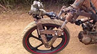 Man Builds Amazing 2x2 MOTORBIKES in His Garage  Start to Finish by 2TDIY [upl. by Lleynod317]