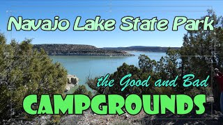 Navajo Lake State Park Campgrounds Review  New Mexico state park [upl. by Shanta]