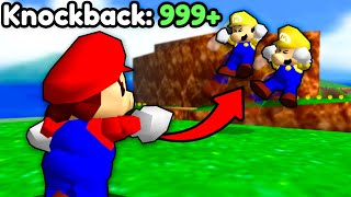 Mario 64 Manhunt But Knockback Is MAXED [upl. by Pietra]