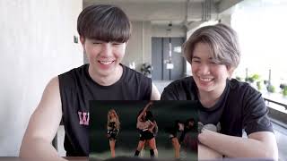 ดูมันแอค Reaction   BLACKPINK Pretty Savage performance [upl. by Donata789]