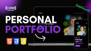 Build amp Deploy a Portfolio Website in 1 Minute Using HTML CSS amp JS  No Cost [upl. by Aerdied]
