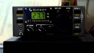 Elecraft K1CW rig [upl. by Egres]