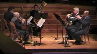 Ewald Brass Quintet 1  Tower Brass Quintet LA [upl. by Doi]