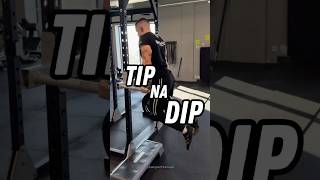 TIP NA STABILNY DIP🫡 siłownia trening [upl. by Hsiwhem]