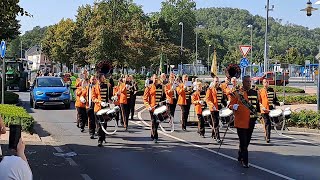 Europafest Alsdorf 2023 Drumfanfare Majoretten Peloton Parcifal [upl. by Ailes706]