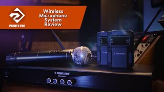 PHENYX PRO Wireless Microphone System Review PTU 5200 2H2B [upl. by Ilujna]