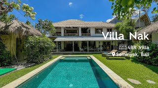 Villa Nak Charming Family Friendly 4BR Villa Seminyak Beach [upl. by Nibaj]