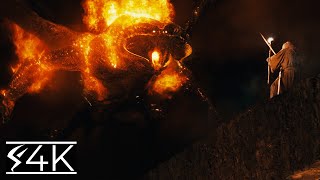 Gandalf VS The Balrog 4K EXTENDED  A Demon Of The Ancient World [upl. by Ainoval841]