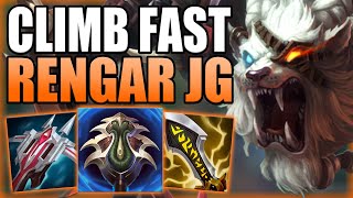 HOW TO USE RENGAR JUNGLE IN ORDER TO CLIMB OUT OF LOW ELO FAST Educational League of Legends Guide [upl. by Erfert]