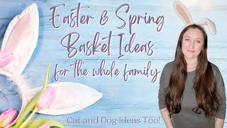 Simple Easter Basket Ideas for Older Teens Adults and Pets  Spring Basket 2022 easterbasket2022 [upl. by Burta]