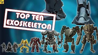 Top 10 ExoSkeletons Ranked  SciFi Films [upl. by Areta393]