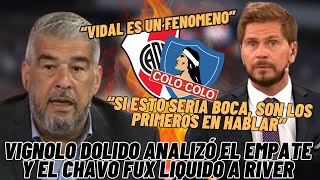 Vignolo DOLIDO por el empate y el Chavo Fux LIQUIDÓ a River [upl. by Llewsor]