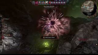 BG3 Honor Mode Phase Spider Matriarch Fight in the Whispering Depths [upl. by Rabbi632]