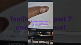 TomTom Go Expert 7 FRANCE Errors [upl. by Hahsi]