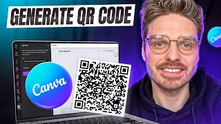 How to Make a QR Code on Canva Tutorial [upl. by Gazo703]