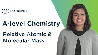 Relative Atomic amp Molecular Mass  Alevel Chemistry  OCR AQA Edexcel [upl. by Bourque52]