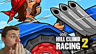 REAGINDO AO NOVO CARRO DO HILL CLIMB RACING 2 [upl. by Ahsenat]