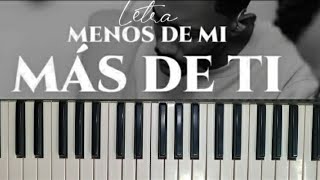 Menos de mi Más de ti Grupo Grace Tutorial piano [upl. by Ayikat337]