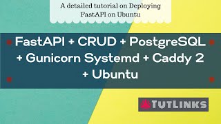 Deploy FastAPI on Ubuntu FastAPI  CRUD  PostgreSQL  Gunicorn  Systemd  Caddy 2 [upl. by Hickey256]