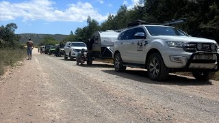 Wild camping at Grootplaas Adventures with the Vagabond Rogue Teardrop caravan [upl. by Nomled]