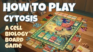 How To Play  Cytosis A Cell Biology Board Game by John Coveyou [upl. by Ihtak]