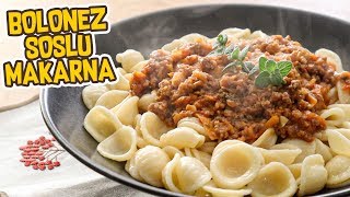 Bolonez Soslu Makarna Tarifi  Ricetta Pasta Con Ragù Alla Bolognese [upl. by Standley]