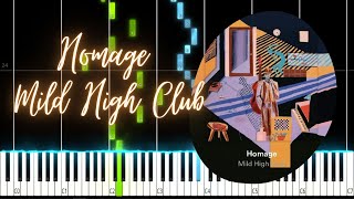 Homage  Mild High Club PIANO TUTORIAL Sheet in the description [upl. by Sokul726]