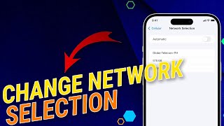 How To Change Network Selection On iPhone [upl. by Serene346]