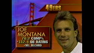 Football 49ers vs Vikings 1990 Div playoffs from VHS master with commercials [upl. by Sara]