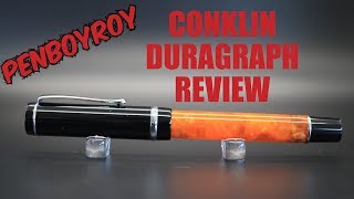 Conklin Duragraph Fountain Pen Review [upl. by Ennairej]