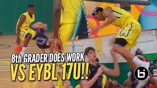 8th Grader Zion Harmon amp Keldon Johnson Get BUSY at 1st EYBL of 2017 [upl. by Nnail860]