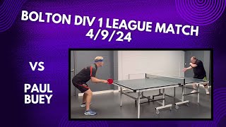 Neil Myatt vs Paul Buey  Bolton Div 1 League Match  4924 [upl. by Ahsikram]