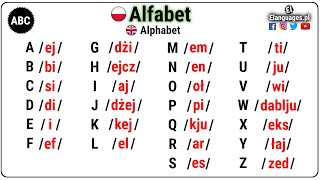 Alfabet angielski wymowa  Alphabet in English [upl. by Eilrac]