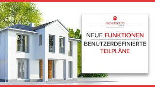 Neue Funktionen  Benutzerdefinierte Teilpläne [upl. by Airasor80]