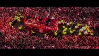 Liverpool 5X  European Championship Homecoming 300000 fans sing quotYoull Never Walk Alonequot [upl. by Rosenbaum475]