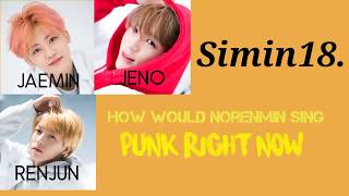 💚How would Norenmin sing Punk Right Now English Version [upl. by Janeen574]