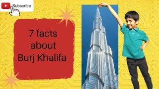 7 facts about Burj Khalifa The tallest building in the world [upl. by Nylecsoj772]