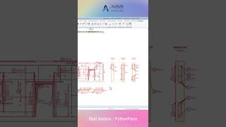 Separate rebar amp section in different drawing for wall rebar detailing [upl. by Seftton280]