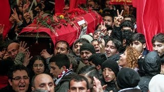 Berkin Elvanın cenazesi cemevinde  BBC TÜRKÇE [upl. by Haliehs]