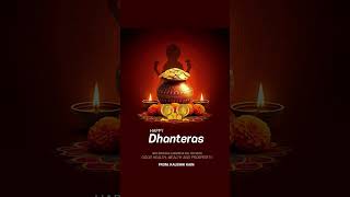 Happy Dhanteras Wishes Status  Dhanteras WhatsApp Status  धनतेरस स्टेटस  Dhanteras 2024 Status [upl. by Merrow]