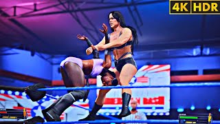 THE GREAT AMERICAN BASH  Chyna vs Jacqueline  Ultra Realistic HDR Graphics  4K HDR [upl. by Carmela]