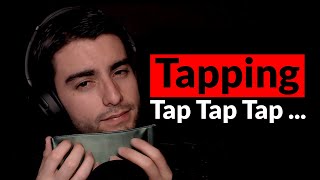 ASMR Tapping Cork glass plastic cardboard box [upl. by Tower]