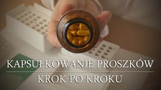 Kapsułkowanie proszków  krok po kroku [upl. by Llyrat]