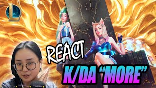 My LIVE REACTION to KDAs MORE  Livestream Highlight  Premiere [upl. by Ceil]