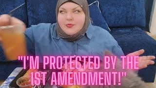 Foodie Beauty Lectures About BED 1st Amendment and Gets Caught in a Lie [upl. by Ashby]