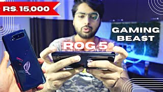 ROG Phone 5 For Rs 15000 ONLY  SD 888  Gaming Beast [upl. by Arretnahs]