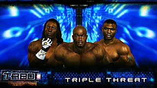 Triple Threat WAR Booker T vs Bobby Lashley vs Shelton Benjamin  WWE SVR 2007 Classic Gameplay [upl. by Mano]