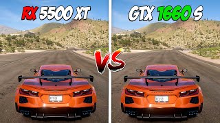 RX 5500 XT 8GB vs GTX 1660 Super 6GB  Test in 7 Games in 2024 [upl. by Nacnud594]