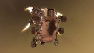 NASA Mars 2020 Perseverance Rover Landing Animations [upl. by Garlanda]