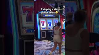 BRO IS GOING TO WIN A GAZILLION DOLLARS casino slots jackpot [upl. by Manard]